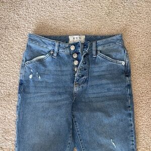 Free people button fly jeans